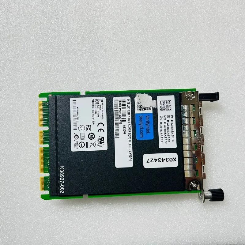 Parts for INTEL E810 XVDA4OCPV3 OCP 3.0 10/25G Anti-Counterfeiting Standard 4-port 1000 Gigabit Fiber Optic Network Card