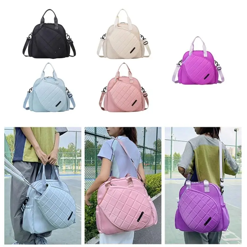 

652F Professional Tennis Racket Bag Adjustable Removable Strap Badminton Gear Bag