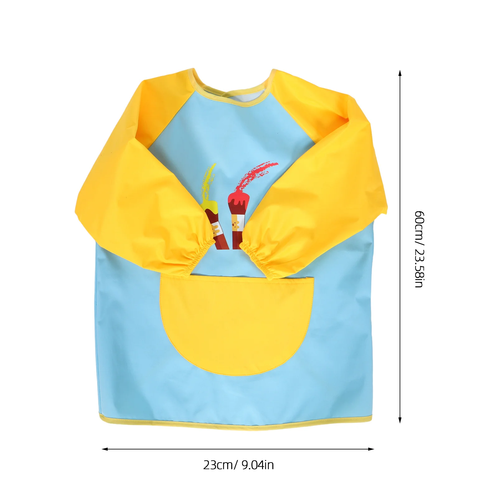 Art Smocks مقاوم للماء بأكمام طويلة قابل للتعديل، مآزر رسم مناسبة للحرف اليدوية، فستان فني بأكمام طويلة #4