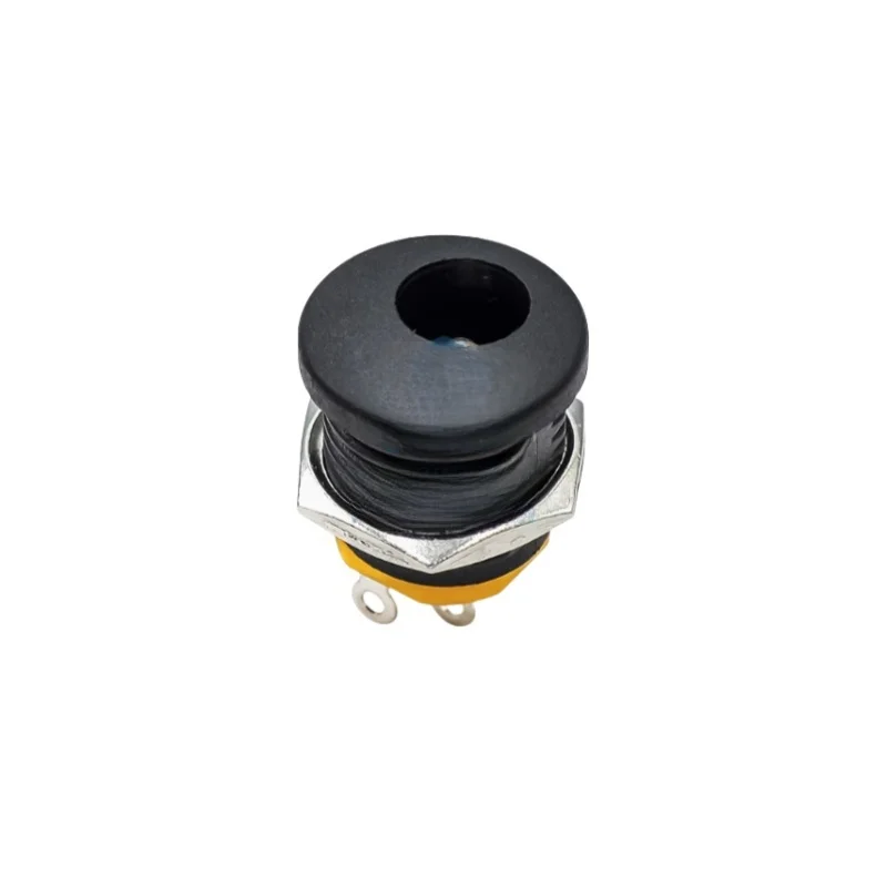 DC022 DC Plug with Nut Inner Diameter 5.5mm Inner Pin 2.1mm 5.52.1mm DC Power Socket