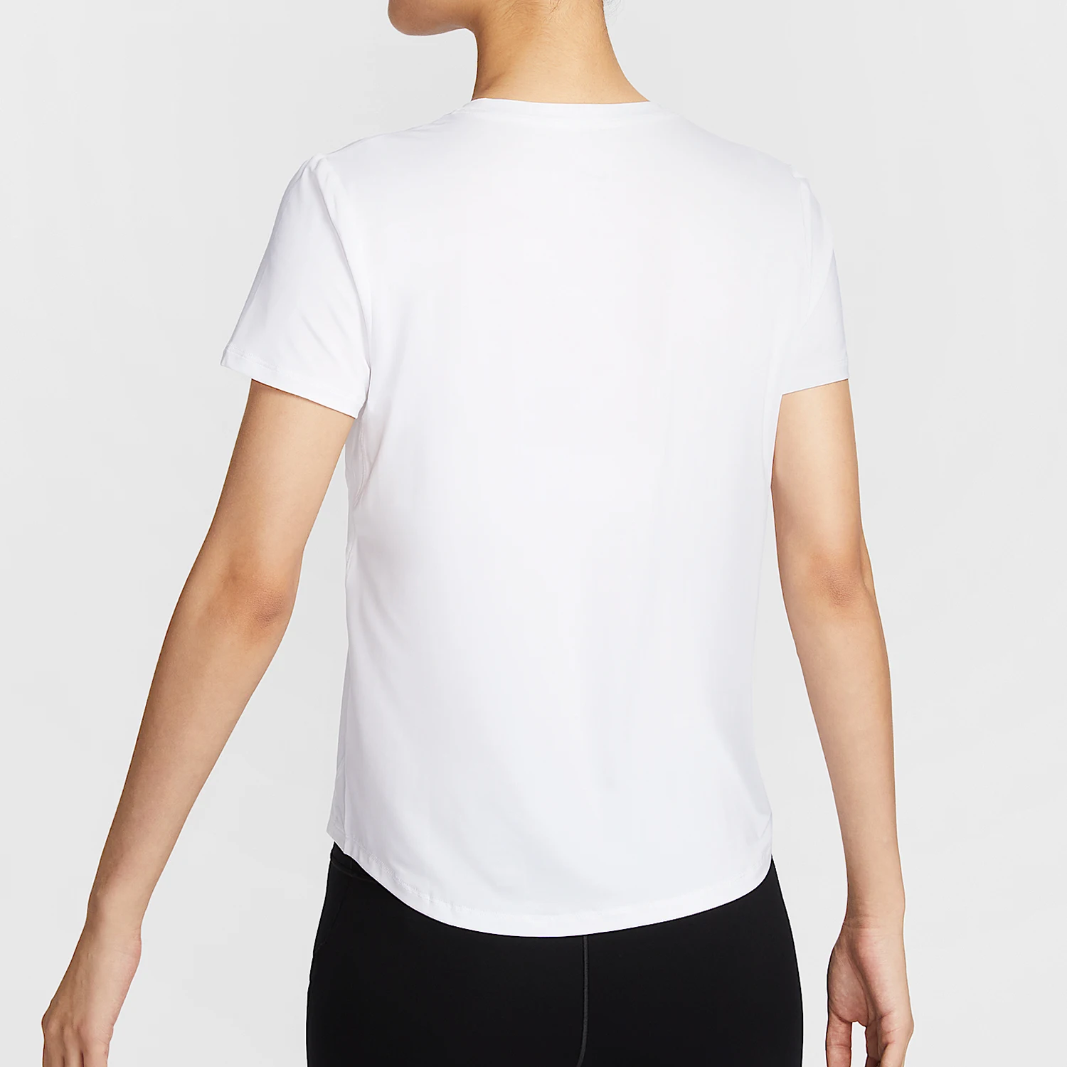 Nike Authentic Dri-FIT Women's Round Neck Knitted Breathable Casual Short Sleeve T-Shirt FV6374-100