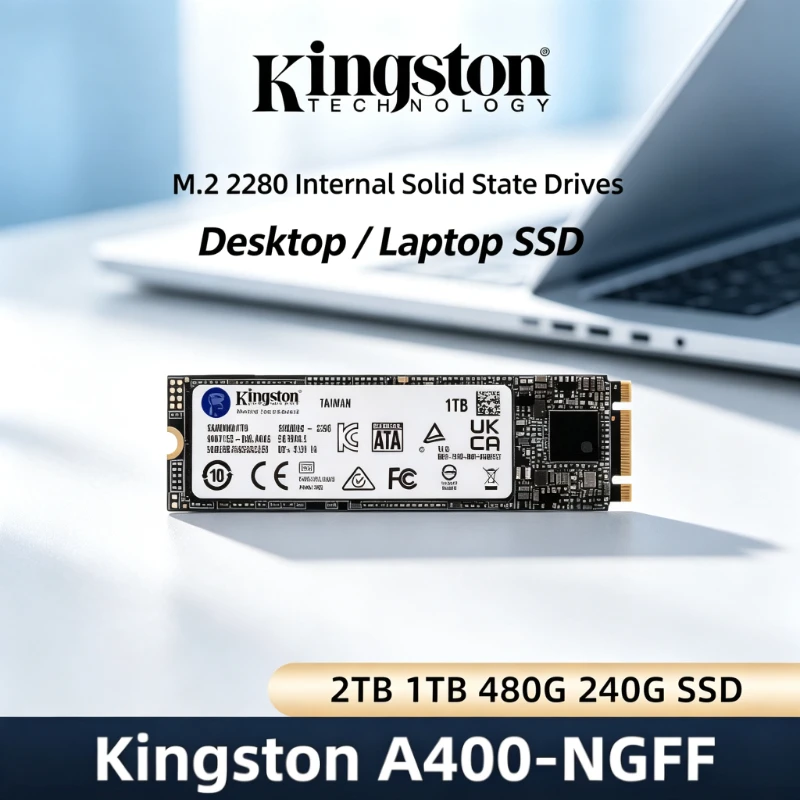 Kingston A400-NGFF 2TB 1TB 480G 240G 120G SSD M.2 2280 Internal Solid State Drives M.2 SSDs SATA Hard Disk for Laptop Desktop PC