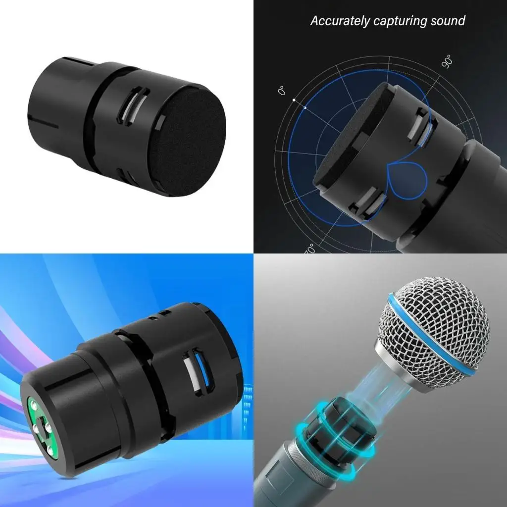 R53C قوية وطويلة كبسولات ميكروفون النوى الميكروفونية الأخيرة لتعزيز وضوح الصوت