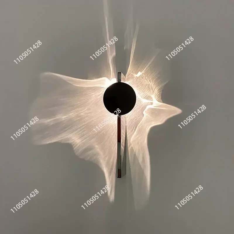 Wall lamp bedroom  new angel's eye rotating living room background wall  staircase bedside  ambient