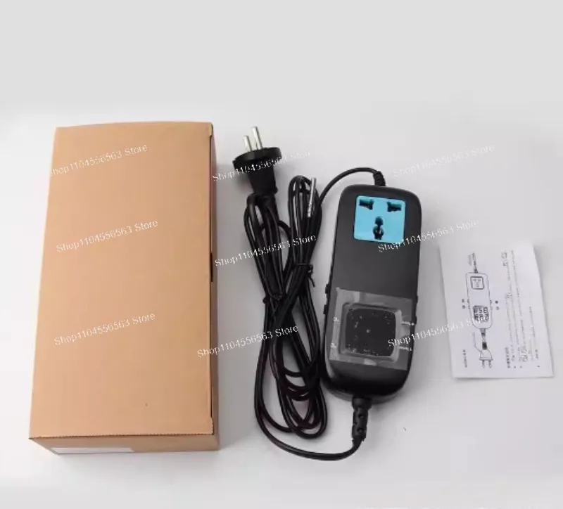 AC 90-250V Digital Temperature Controller with LED Display Thermostat Socket for Breeding Greenhouse Reptile Incubation