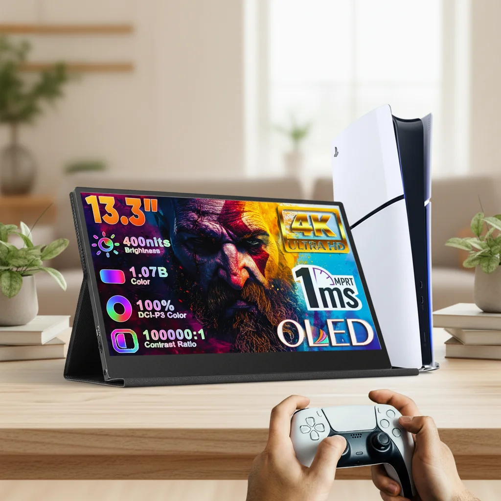 Pc Gaming Mini - 13.3 Inch OLED Portable Gaming Monitor