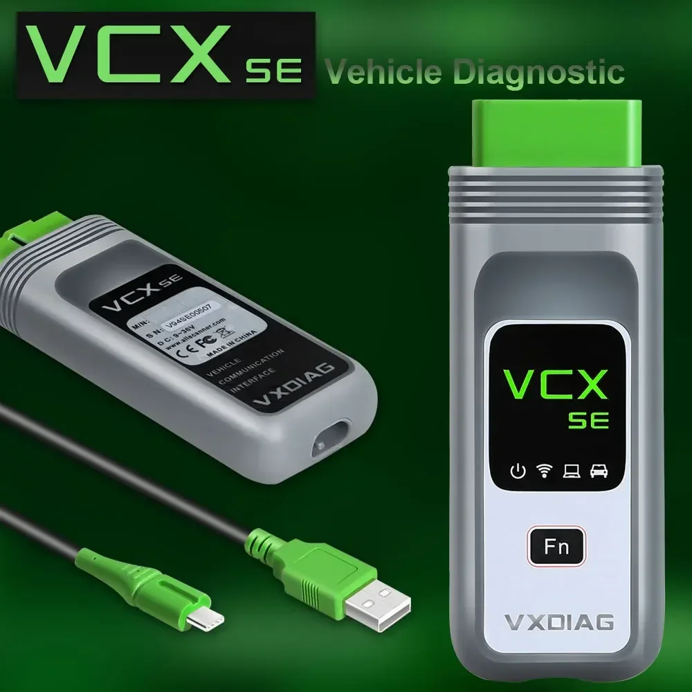 VXDIAG VCX SE 3 in 1 Pro Diagnostic Tool Free Car Software for GM / Ford /Mazda / VW /Audi / Honda /Volvo/Toyota/JLR/Subaru