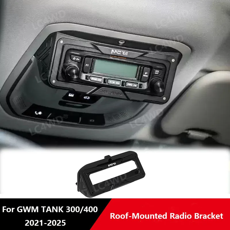 Off Road 4x4 Interior Accessories Luxury Business Roof-Mounted Radio Bracket Replacement Easy For GWM Tank 300/400 2021-2025