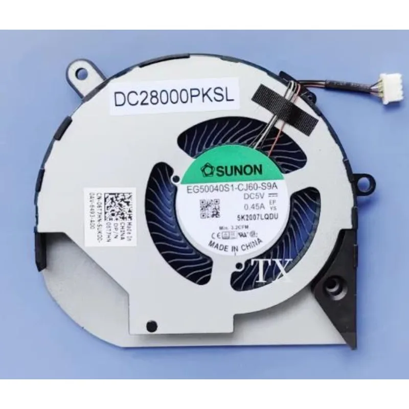 

New CPU Cooling Fan for Dell DELL Precision 3540 Latitude 5510 6T7HN Cooler Fan