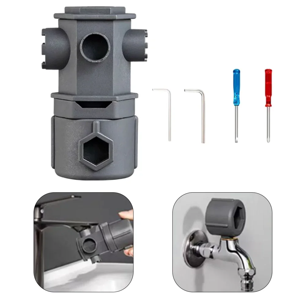 Alat Pembongkaran Desain Ringkas Proyek DIY Set Alat Tangan 100Mm Direkayasa untuk Ukuran Keran Penempatan Yang Tepat