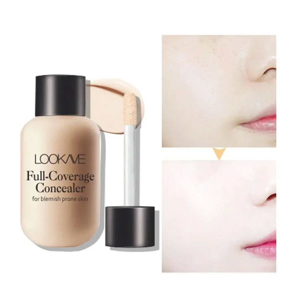 12g Waterproof Liquid Concealer Full Coverage 3 Colors Foundation Makeup Cosmetics Cover Dark Circles Matte Liquid Foundation