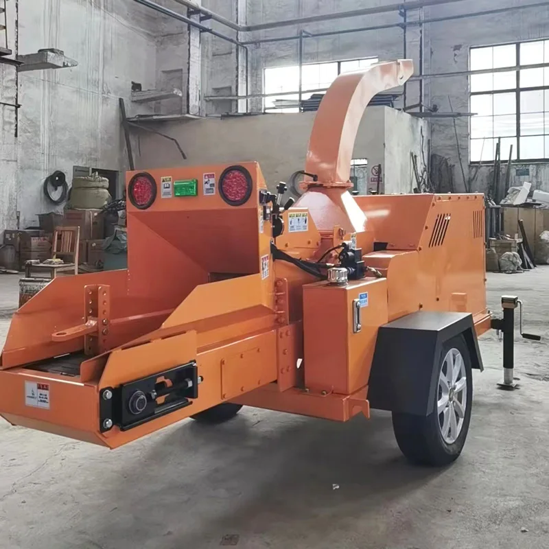 เครื่องย่อยไม้ไฟฟ้าประสิทธิภาพสูง 1 ตัน/ชม. สำหรับรีไซเคิลเศษไม้และกิ่งไม้เป็นเชื้อเพลิงชีวมวล