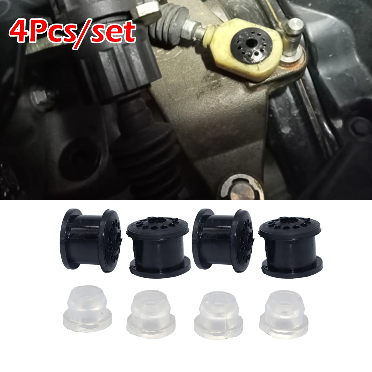 

Для Ford Focus MK2 MK3 2005-2013 Fiesta MK5 Рычаг переключения передач Носимый трос Рычаг Резиновая втулка Ремкомплект рычага тяговой головки