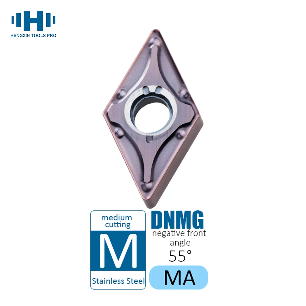 

HENGXIN Tungsten Carbide Inserts DNMG MA DNMG150404 DNMG150408 DNMG150412 MA Turning Tools CNC Lathe Cutting Tools Boring Bar