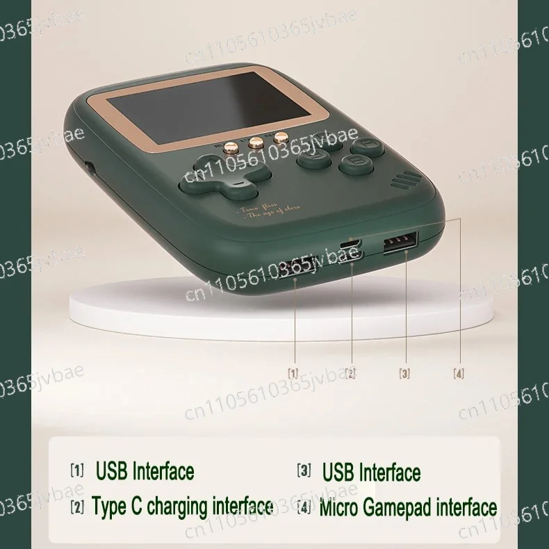 2.8-Inch Power Bank Video Game Dual USB Output Mini Handheld 10000mAh Large Capacity Portable Retro Game Console