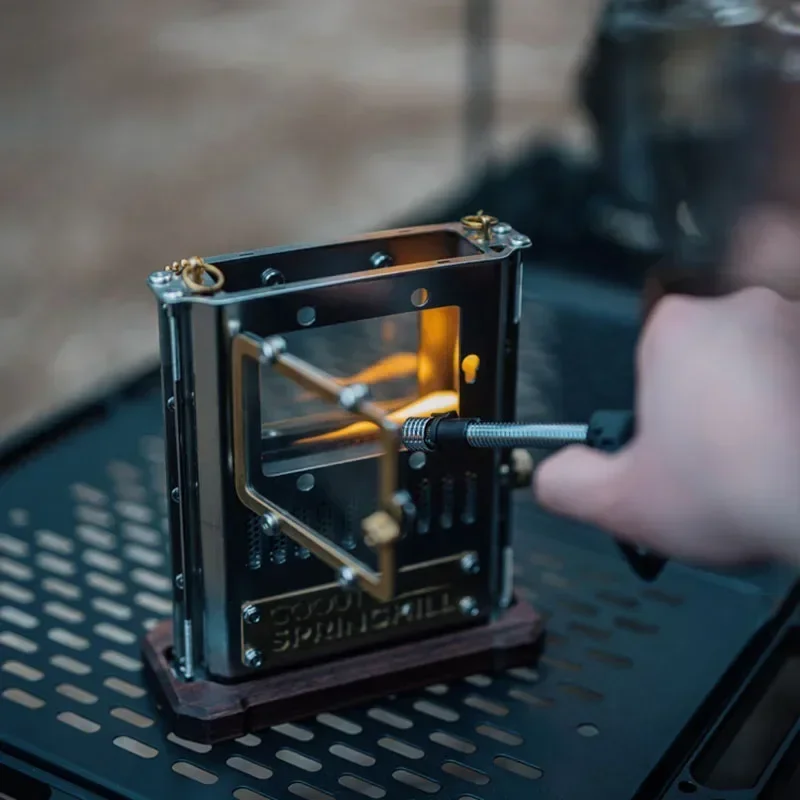 

GOOUT STRINGHILL Mini Kerosene Kerosene Stove Heating Hanging Ring Camping Stove Lamp Stove Observation Fire Lamp