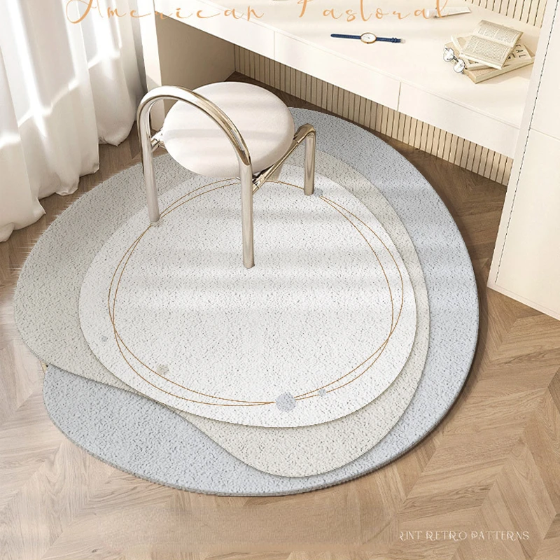 Japanese Simple Living Room Decoration Carpet Home Irregular Bedroom Bedside Plush Rug Modern Study Cloakroom Fluffy Soft Rugs