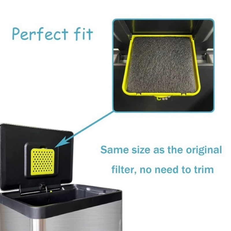 Trash Can Deodorizing Filter Refill for Trash Cans and Compost Bins Activated Charcoal Deodorizing Tablets-A57M