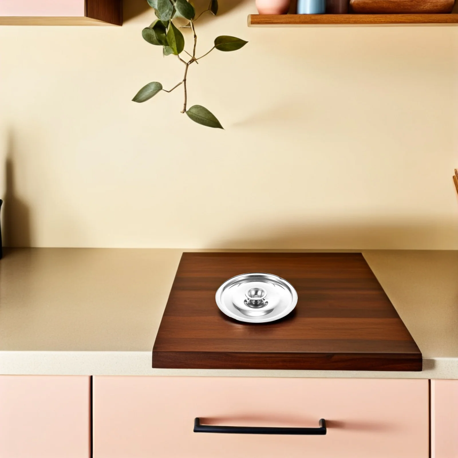 

4Pcs 14Cm Stainless Steel Lid 5.5 Inch Heat Proof Pot Cover for Seasoning Jars Frying Pans Reusable Cooking Accessories