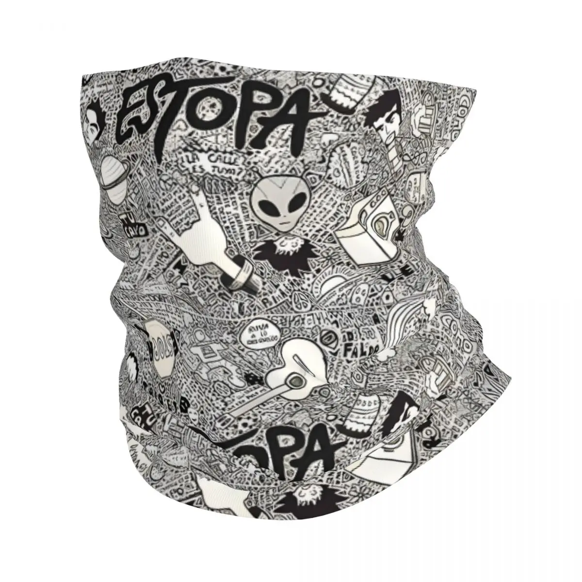 Music Bandana Neck Gaiter Motorcycle Club E-Estopa Face Scarf Multi-use Cycling Riding Unisex Adult Windproof