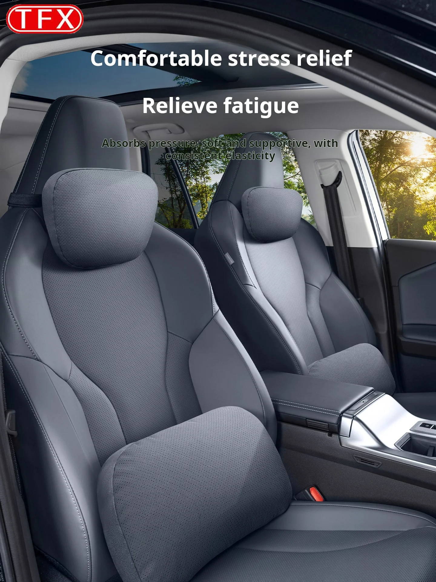 トヨタ RAV4 2026 6th XA60 カースタイリン - Memory Foam Car Neck Pillow Lumbar Support のレビューと価格