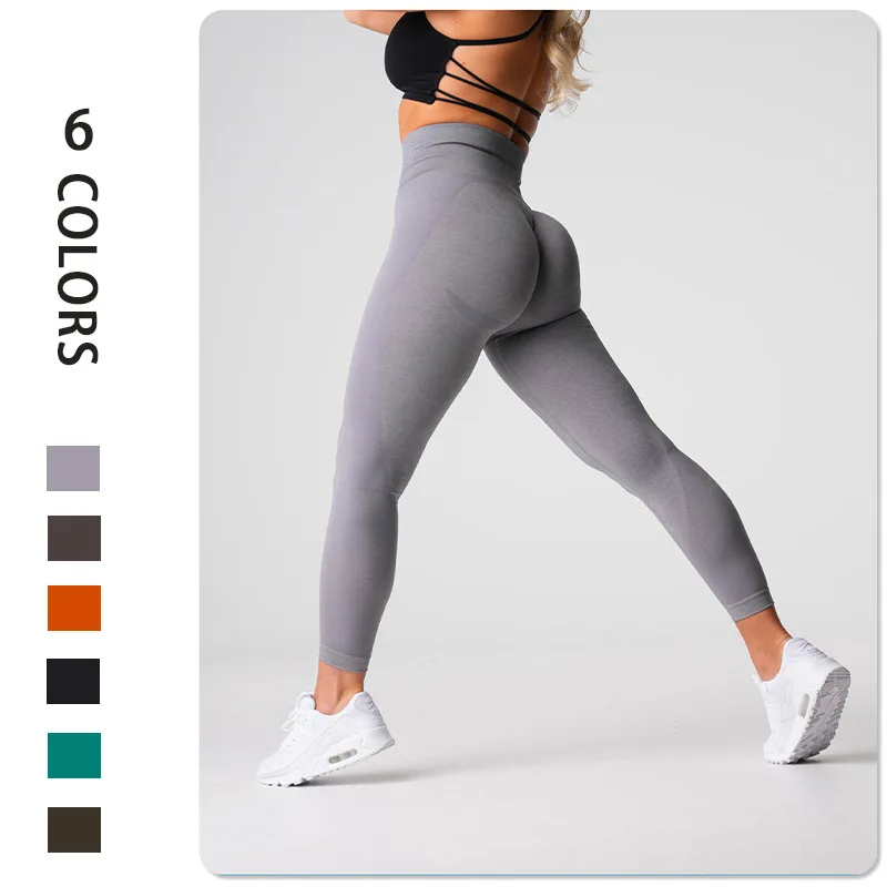 Mallas deportivas sin costuras para mujer, pantalones cortos ajustados de cintura alta para Fitness, ropa de entrenamiento para gimnasio, CK9001,