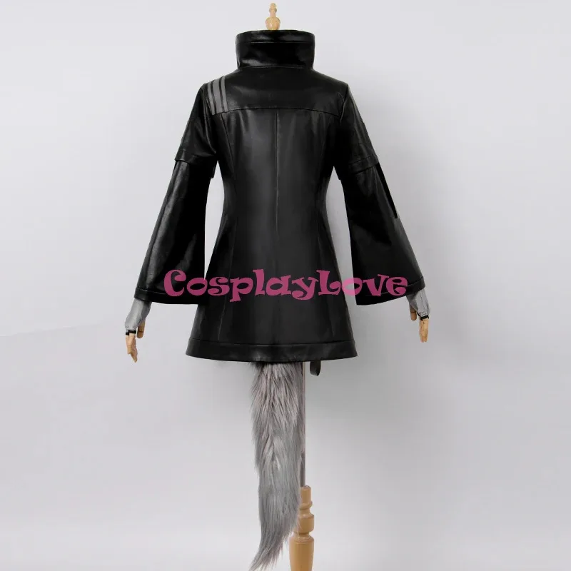 

qq98CosplayLove Arknights Lappland Cosplay Costume Dress Shoes Tail Ear For Christmas Halloween