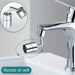 720 Degree Rotating Universal Faucet Extender Adapter Single Mode Splash Proof Kitchen Bathroom Faucet Bubbler Nozzle