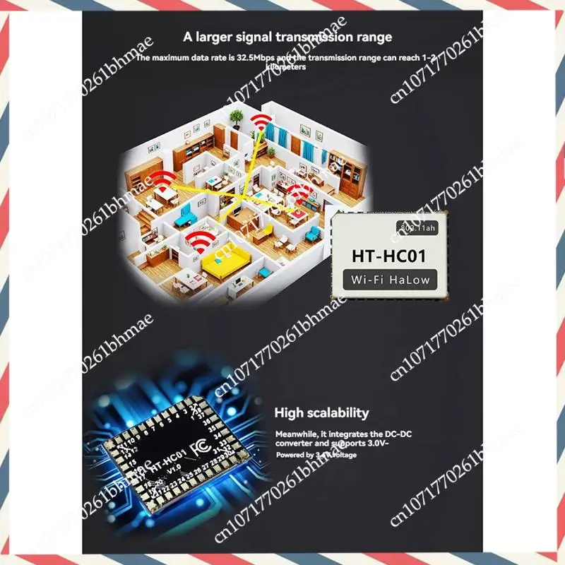 

-A21Z High-Speed Dual Band HC01 Wi-Fi Halow Modules, 902-928MHZ Long Range Wireless Connectivity, Pack Of 3 For Iot