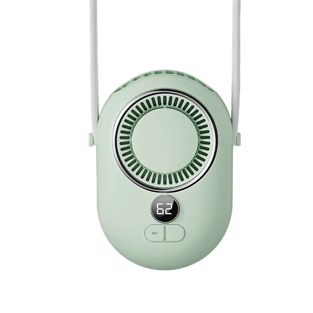 Wearable Portable Cooling Fan Cooling Adjustable Wind Speeds As Shown Hands-free Fan Compact And Easy To Carry Desktop Fan