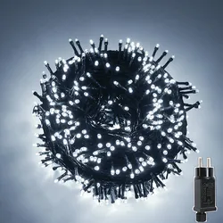 2023 New 50M 30M Christmas Decoration Lights Waterproof Outdoor LED String Lights 8 Modes Holiday Fairy Lights for Wedding Party