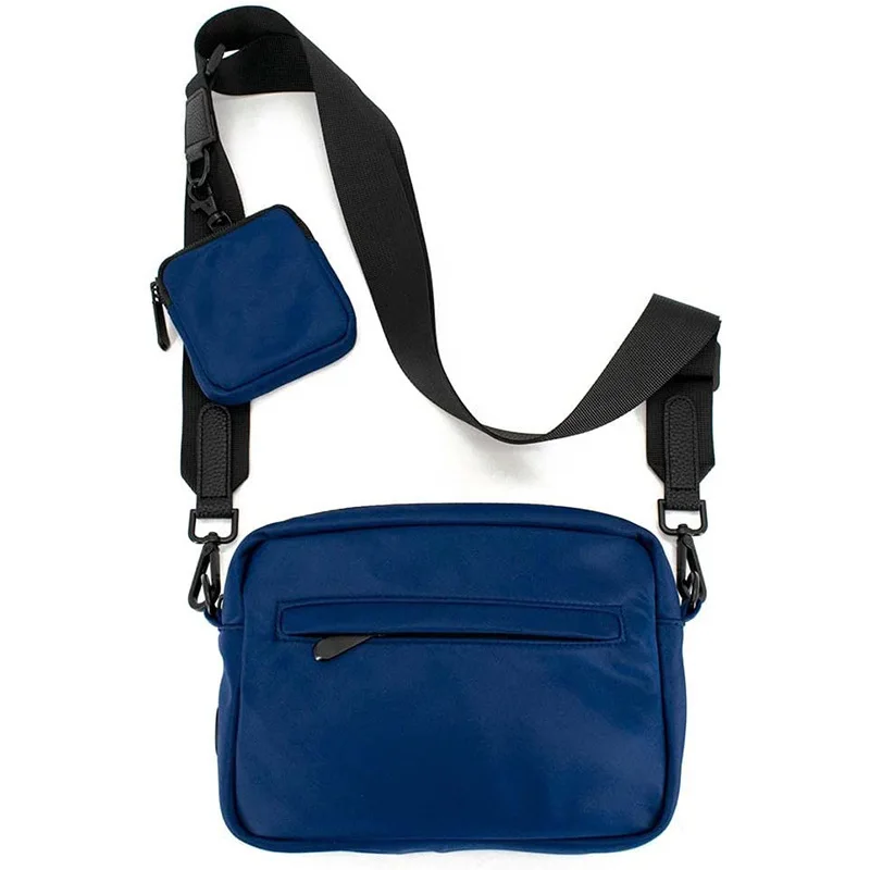 

Personality trend leisure sports shoulder messenger bag solid color fashion simple street dog training bag