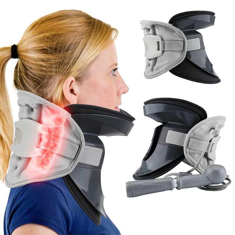 

Cervical Vertebra Traction Device Household Cervical Brace Stretch Protector Pain Relief Inflatable Medical Neck Traction Device
