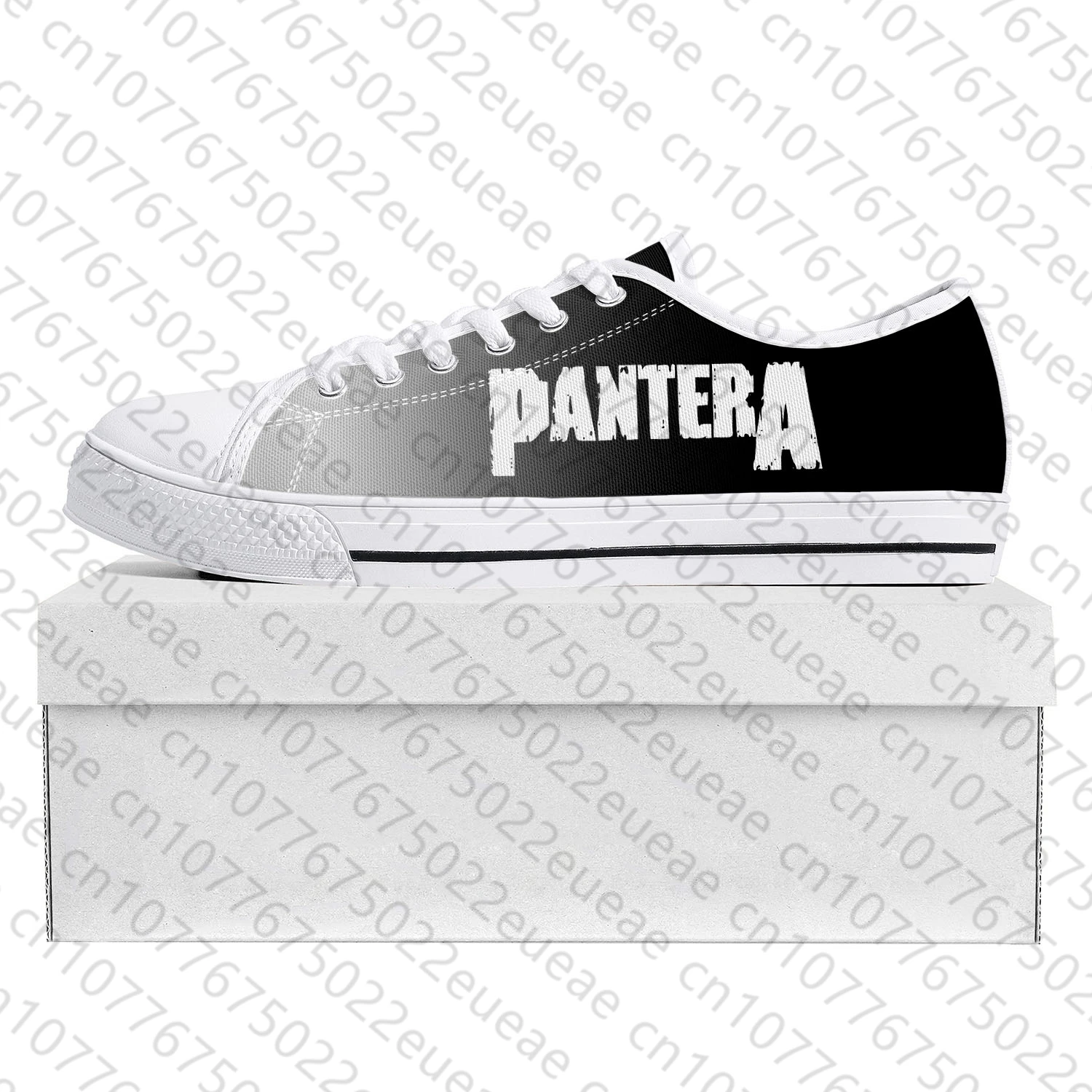 Pantera Metal Band Pop Low Top hochwertige Turnschuhe Herren Damen Teenager Leinwand Sneaker Prode Casual Paar Schuhe benutzer definierte Schuh