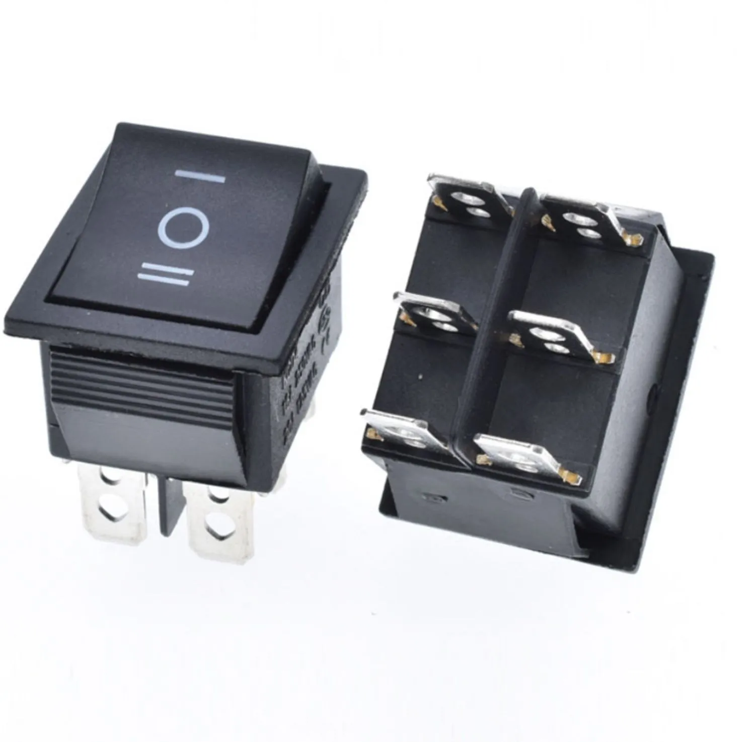 Ship-Type Switch Six-Foot Three-Gear Tilt Button Switch for Traffic Lights 16A Electric Toy Motorcycle Accessories Switch