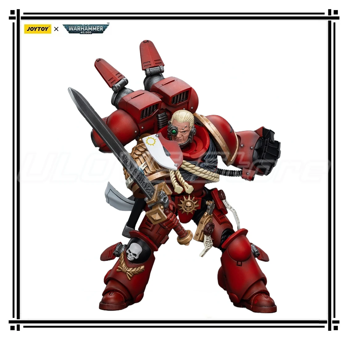 

JOYTOY Warhammer 40K Blood Angels Captain with Jump Pack 1/18 Action Figure Model Collection