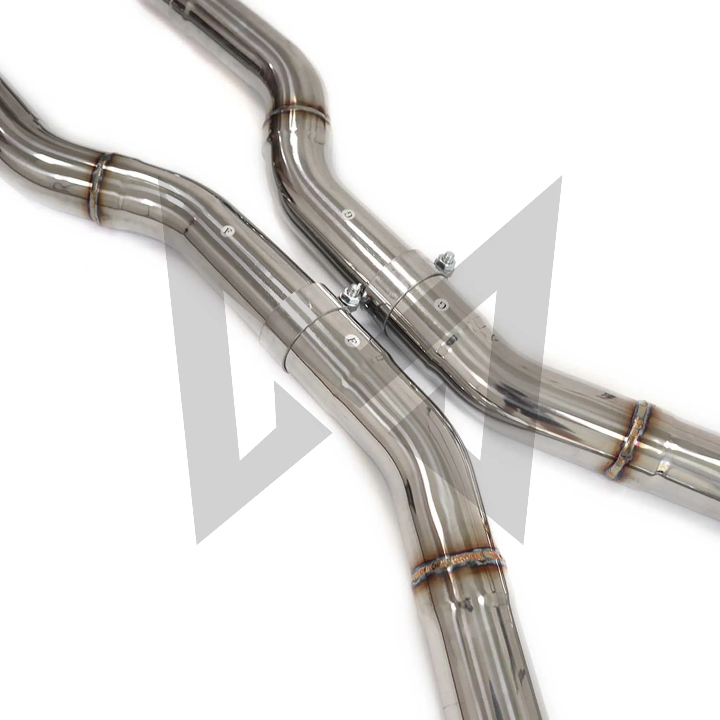 Suitable for Mercedes benz GL63 X166 5.5T Stainless steel Full exhaust Downpipe Catback Muffler With Valve