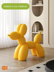 Xl Balloon Dog Shape Children Chair Kindergarten Stool Living Room Cartoon Puppy Chair