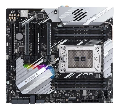 X399-A ASUS + AMD Ryzen threadripper 1920X 3.5 GHz 12-core 24-เธรดโปรเซสเซอร์180W ซ็อกเก็ต TR4 99% ใหม่แต่ไม่มีเครื่องทำความเย็น