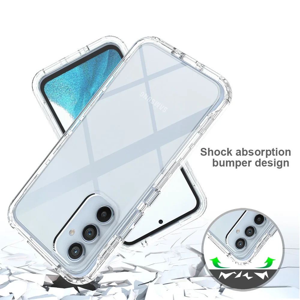 for samsung s24 S25 ultra S23 FE S22 S21 A16 A55 A35 A15 A54 A34 A14 Clear Protection Case for Samsung Galaxy S24 Ultra plus