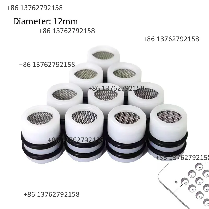 12mm Filter Component Porous Vacuum Suction Cup Valve Core Logic Air Circulation Check Valve CNC Machine Spare Parts