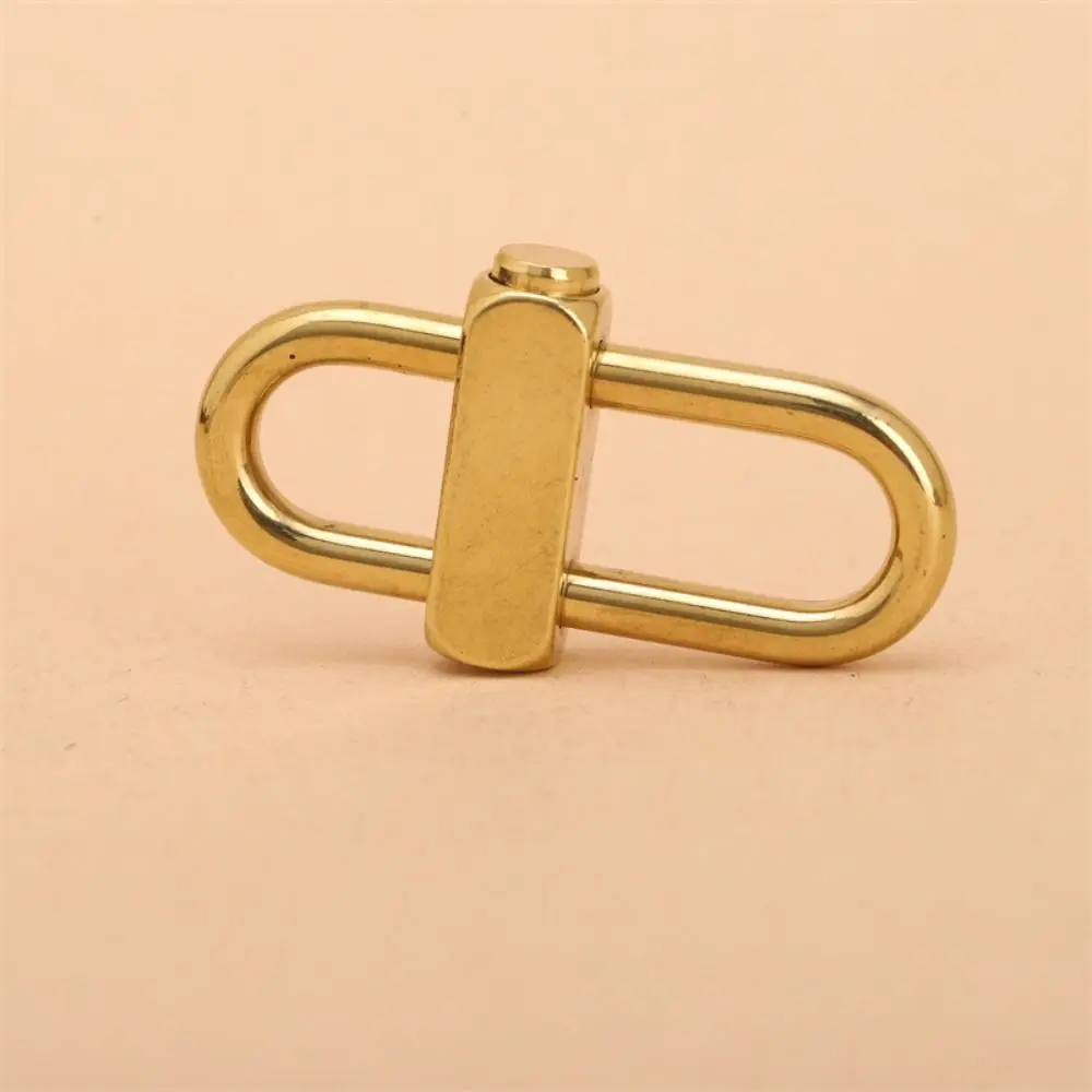 1PC Metal Buckle Clip Brass Keychain Lock Clamp Chain Strap Length Shorten Bag Accessories Anti-oxidation Anti-rust Key Chain