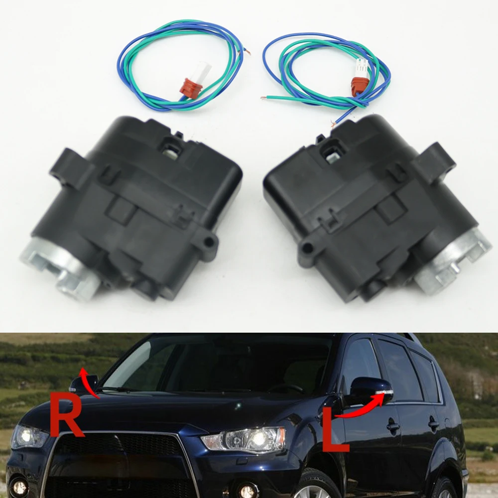 Left Right Side Wing Door Rearview Mirror Power Electric Fold Motor For Mitsubishi Outlander II 09-12 ASX XB XC 10-12 RVR 10-13