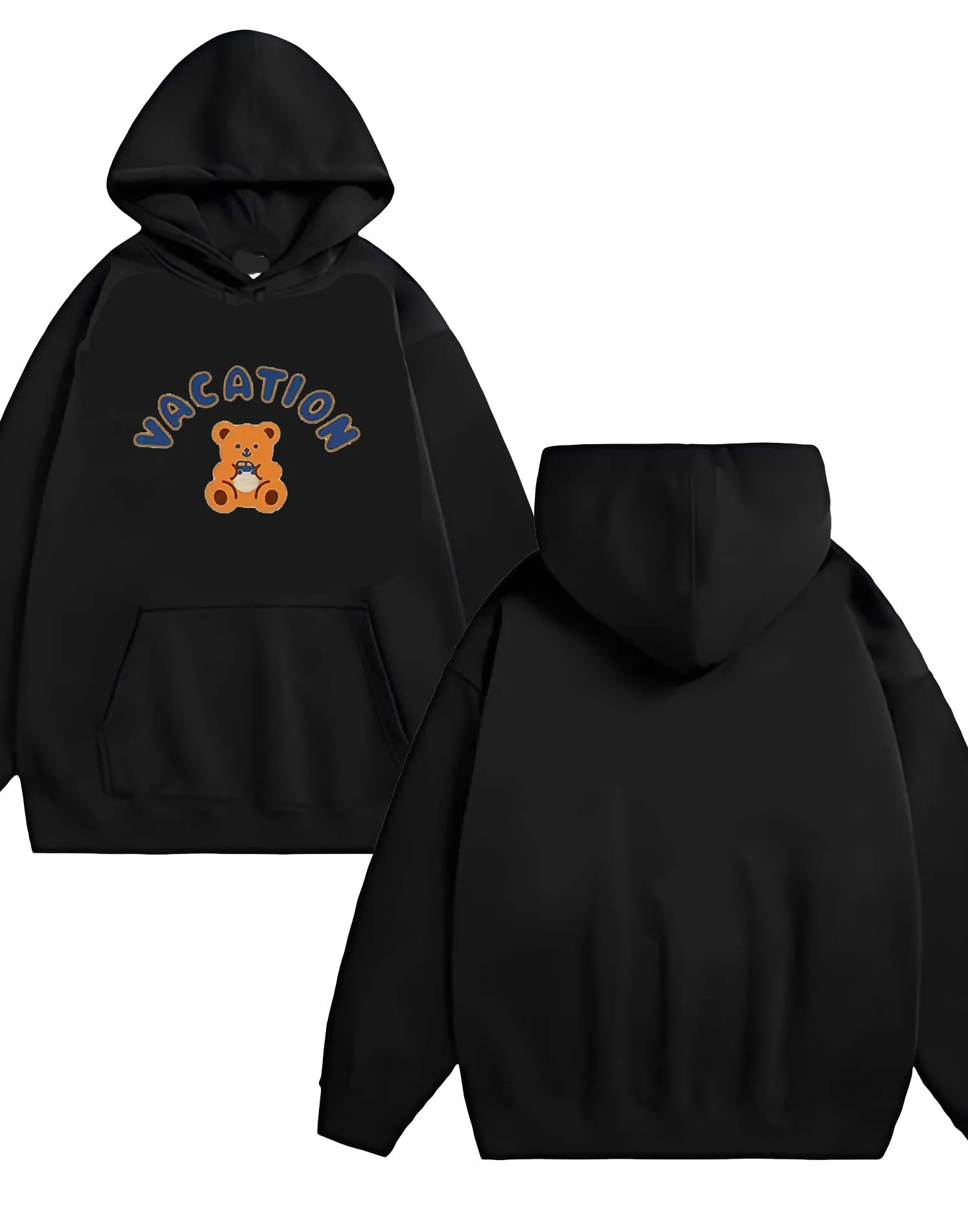 

Autumn New Bear Unique Design American 330g High Quality Heavy duty Hoodie Loose Couple's Loose Hoodie