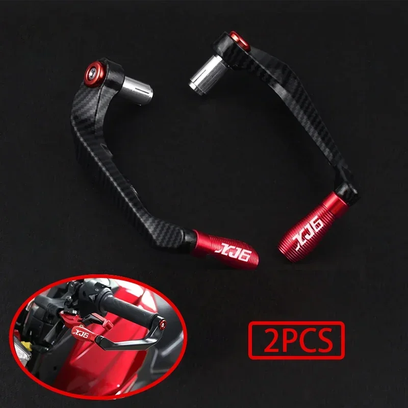 Custom Logo Motorcycle Handlebar Grips Guard Brake Clutch Levers Protector For YAMAHA XJ6 DIVERSION XJ 6 Accessories All Years