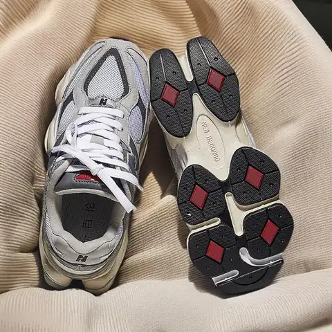 Höst- och vinterns nya 9060 Retro-sneakers - Unisex mångsidiga, små elefanthovar, pappaskor, halkfria löparskor 10 best sales vintage Havana-sneakers - №6