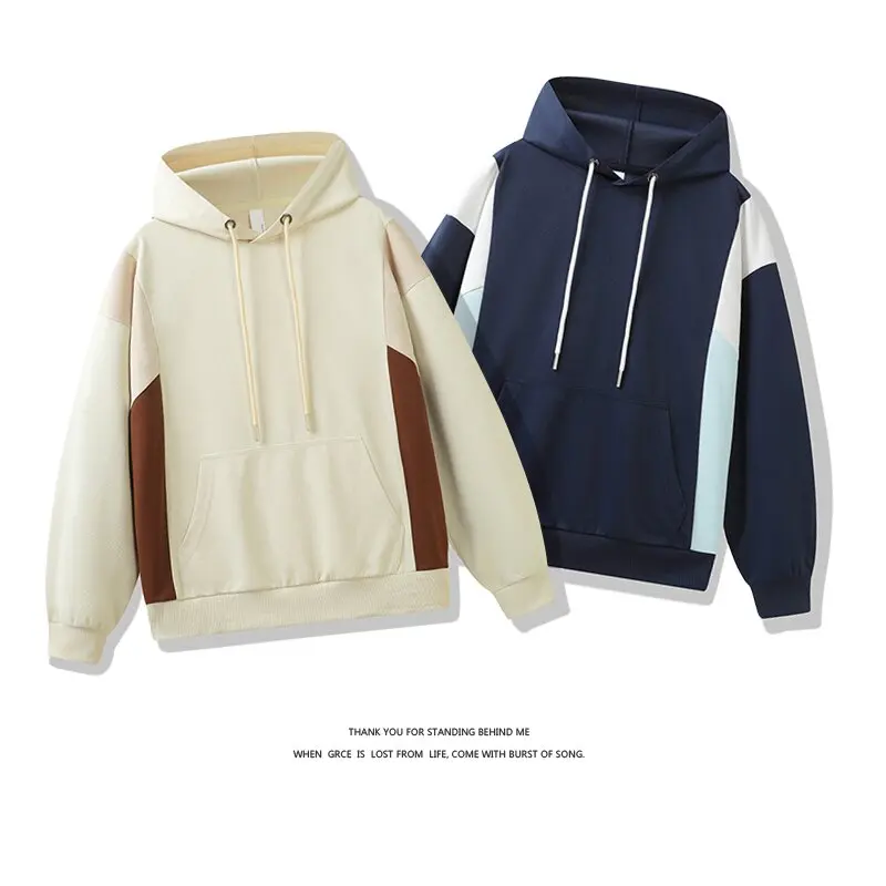 

Autumn and Spring New Fashion Trend Retro Sports Hooded Sweatshirt Men's Casual Loose Comfortable Breathable High Quality Outer