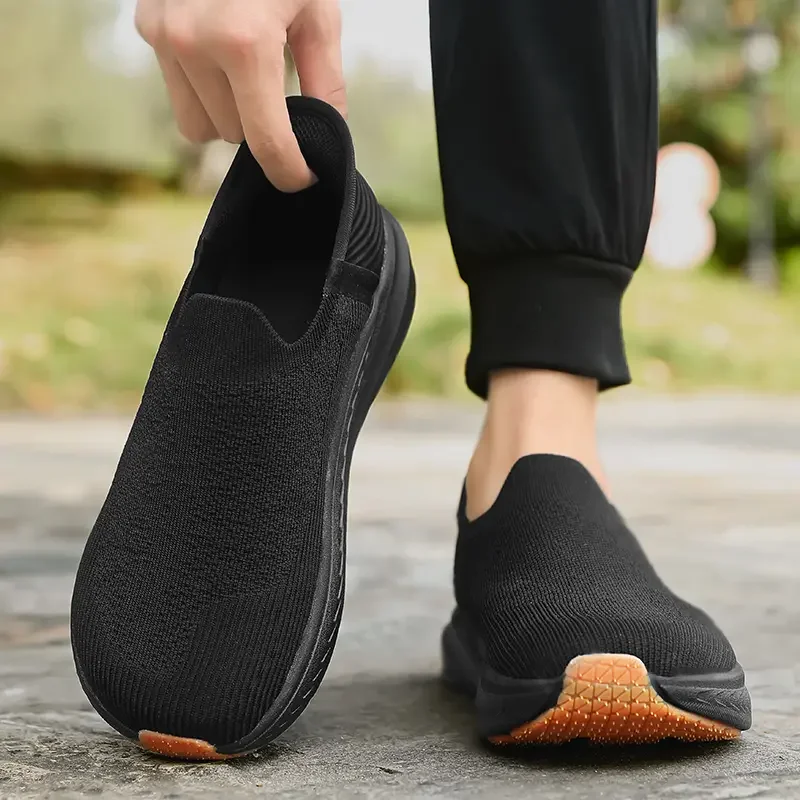 Herren-Slipper Barfußschuhe Übergröße Breiter Zehenbereich Zero Drop Rutschfeste Wanderschuhe Atmungsaktive Outdoor-Laufschuhe – Detail 15