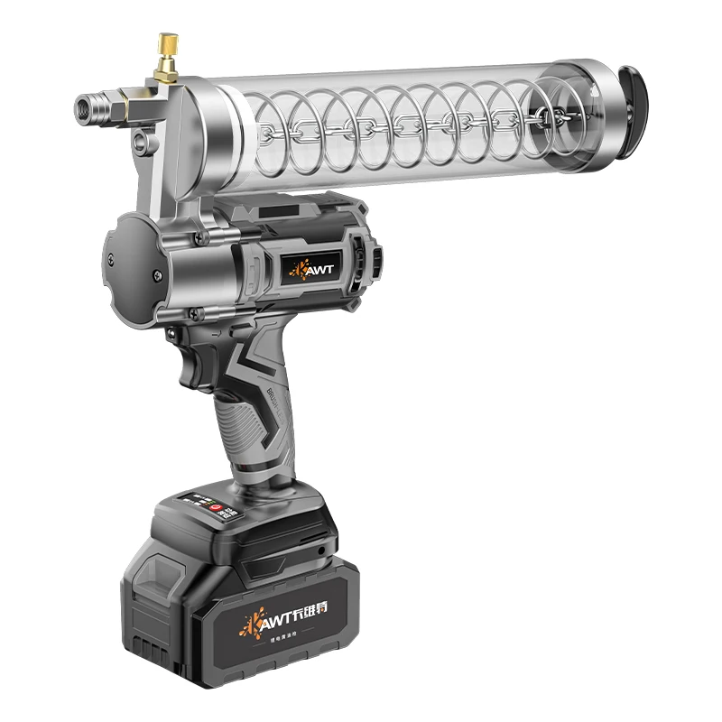 

24V Lithium Grease Gun | High Pressure Auto Pump for Excavators