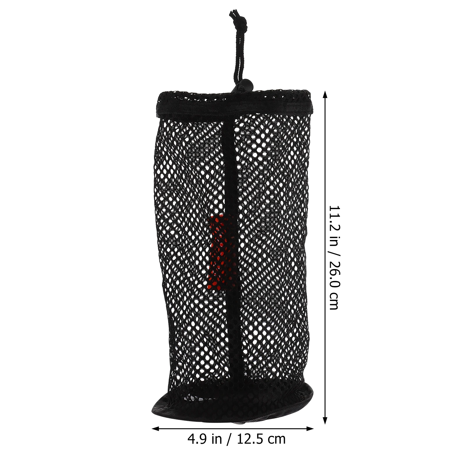 

Golf Storage Bag Zipper Ball Mesh Pouch Balls Drawstring Nylon Golfball Container